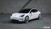 PAKTECHZ Carbon Fiber Front Lip Spoiler for Tesla Model 3